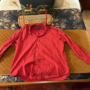 Ralph Lauren men’s red button down XL